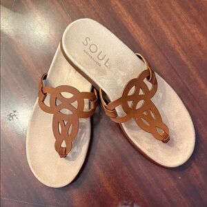 SOUL Naturalizer Tan Sandals